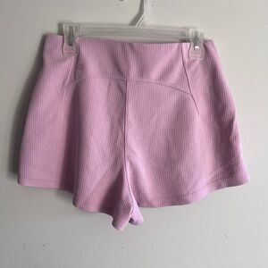 lululemon ribbed softstreme shorts pink size 8